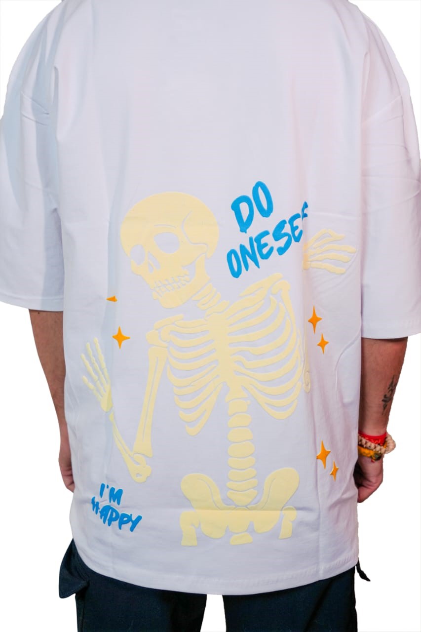 Moon Skull Oversized Unisex Tshirts