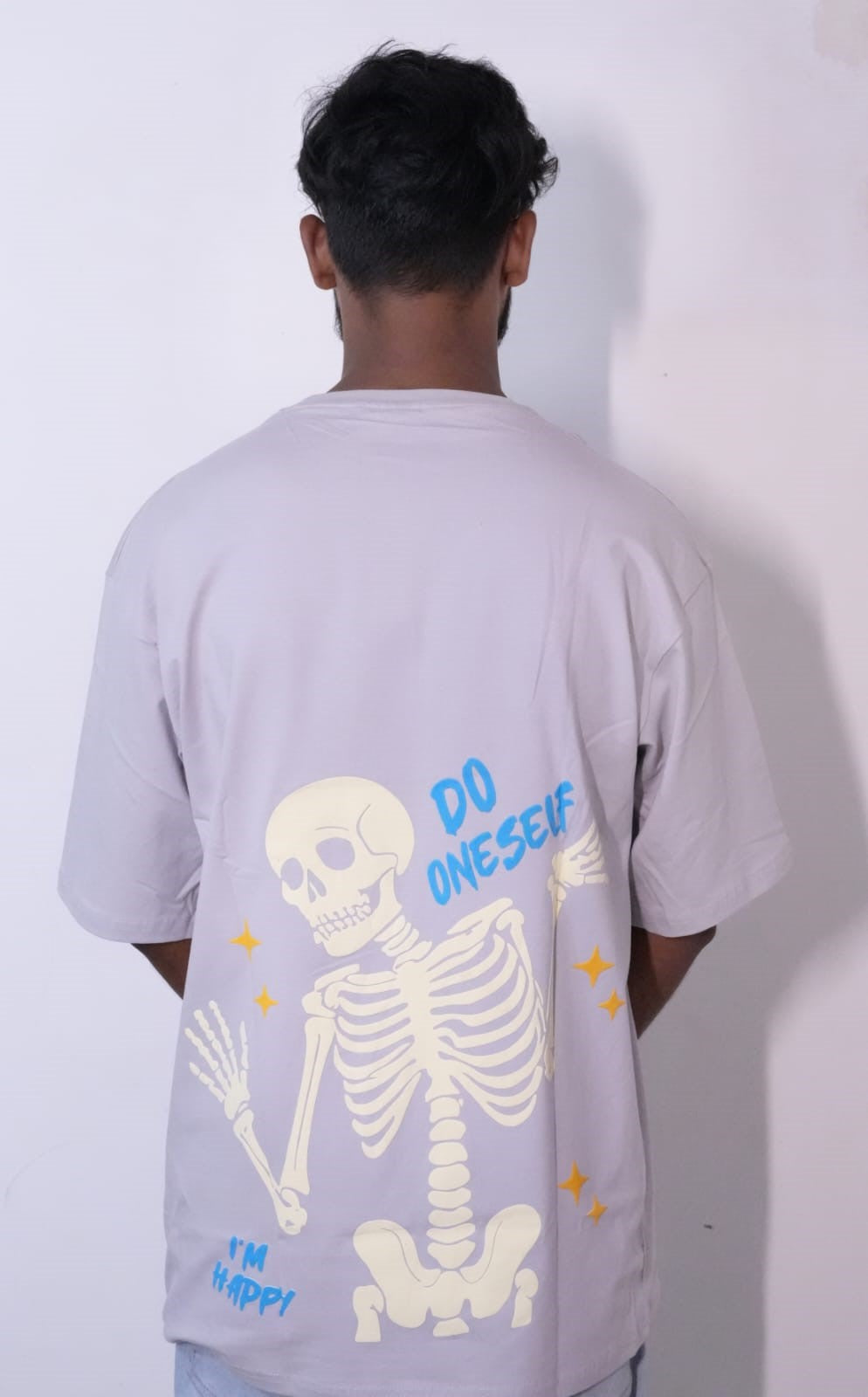 Moon Skull Oversized Unisex Tshirts